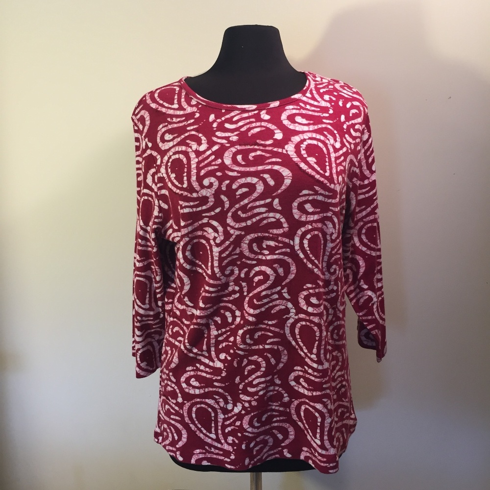 New Direction Woman's Red Top Size XL